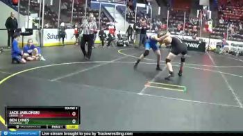 129 lbs Round 3 (4 Team) - Jack Jablonski, Linden vs Ben Lynes, Plainwell