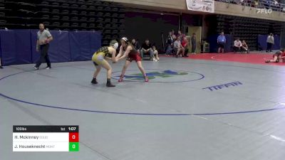 105 lbs Quarterfinal - Holly Mckinney, Souderton, PA vs Jenna Houseknecht, Montgomery, PA