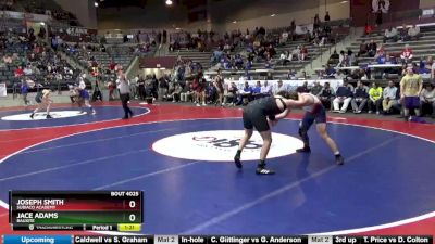 4A 165 lbs Quarterfinal - Joseph Smith, Subiaco Academy vs Jace Adams, Bauxite