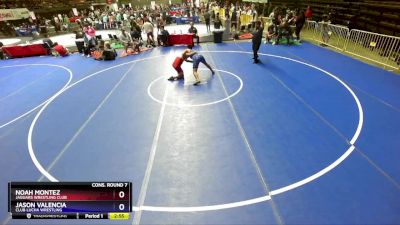 175 lbs Cons. Round 7 - Noah Montez, Jaguars Wrestling Club vs Jason Valencia, Club Lucha Wrestling