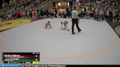 53 lbs Quarterfinal - Lane Plummer, Team Extreme vs Rylen Carbajal, Tualatin Wolfpack Wrestling