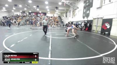 132 lbs Cons. Semi - Calen Reyna, Servite vs Sevak Araklyen, Burbank