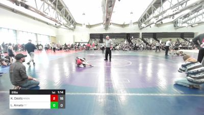 61 lbs Rr Rnd 6 - Kaison Deats, Mat Assassins White vs Luca Amato, Team Tugman