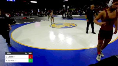 126 lbs Round Of 64 - Jeff Lopez, Clovis West (CS) vs Ryan Lobato, Lakeside (SS)