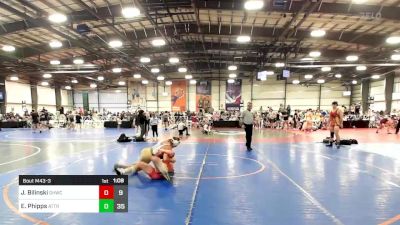 182 lbs Rr Rnd 3 - Jared Bilinski, Grain House Wrestling Club vs Easton Phipps, Attrition Wrestling Gold