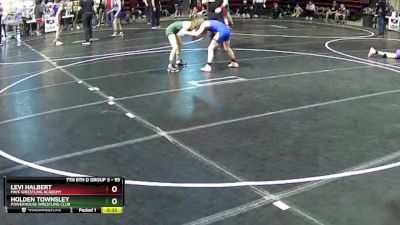 95 lbs Semifinal - Levi Halbert, MWC Wrestling Academy vs Holden Townsley, Powerhouse Wrestling Club