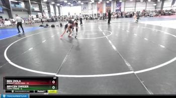 100 lbs Rd# 8- 12:30pm Saturday Final Pool - Ben Ziola, Dynasty Death Row vs Brycen Swiger, Terps Xtreme