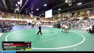 160 lbs Cons. Round 5 - Thomas Cho, Mission Hills vs Logan Alawneh, Temecula Valley