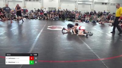 85 lbs Semifinal - Jett Johnson, Team Gotcha vs Cody Weidner, Olympia National