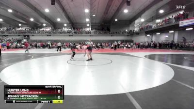 190 lbs Quarterfinal - Johnny McCracken, Buchanan County Wrestling Club-AA vs Hunter Long, Butler Youth Wrestling Club-AA