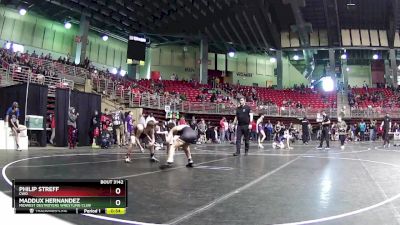 110 lbs Cons. Round 2 - Philip Streff, CWO vs Maddux Hernandez, Midwest Destroyers Wrestling Club