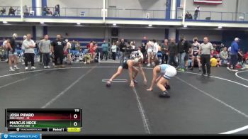 115 lbs Finals (2 Team) - Josh Piparo, Iron Horse vs Marcus Heck, PA Alliance Red