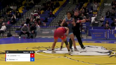 62 lbs Quarterfinal - Ana Luciano, Team Tornado Wrestling Club vs Niya Gaines, Cardinal Wrestling Club