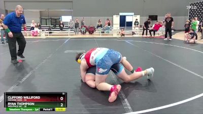 210 lbs Round 6 (10 Team) - Clifford Williford, Machine Shed vs Ryan Thompson, Wolfpack WC