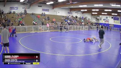 63 lbs Round 4 - Adriel Flores, Warriors Of Christ vs Owen Houtz, Cottage Grove Wrestling Club