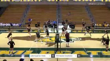 Lake Superior State vs Minnesota Crookston - 2022 Northern Michigan Volleyball Open