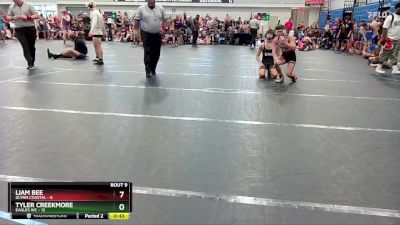 120 lbs Round 3 (6 Team) - Liam Bee, Glynn Coastal vs Tyler Creekmore, Eagles WC