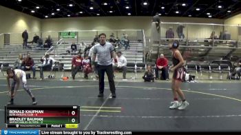 80 lbs Round 2 (6 Team) - Bradley Bauman, Untouchables-Olympia vs Ronald Kaufman, Elite Athletic Club