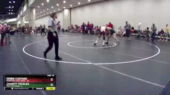 120 lbs Round 4 (10 Team) - Ambie Custard, Nebraska Tidal Wave vs Charity Mickles, Peg Leg Legion