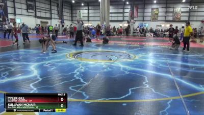 100 lbs Cons. Round 3 - Sullivan McNair, Raleigh Area Wrestling vs Tyler Gill, Hanover Hawkeye