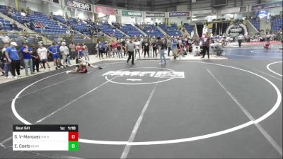 78 lbs Final - Stevie Varela-Marquez, Nm Beast vs Easton Coats, Bear Cave WC