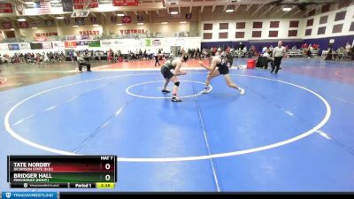 165 lbs Cons. Round 2 - Tate Nordby, Dickinson State (N.D.) vs Bridger Hall, Providence (Mont.)