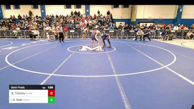 138 lbs Semifinal - Sidney Tildsley, Shawsheen vs Omid Sabr, Worcester Tech