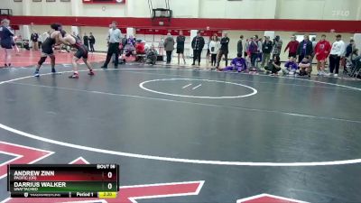 184 lbs Quarterfinal - Darrius Walker, Unattached vs Andrew Zinn, Pacific (OR)