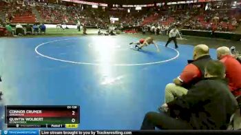 D1-126 lbs Cons. Round 1 - Connor Crumer, Arrowhead vs Quintin Wolbert, Oconomowoc