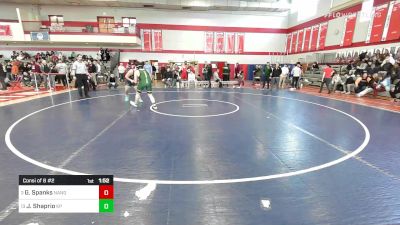 220 lbs Consi Of 8 #2 - Gabriel Spanks, North Andover vs Jared Shaprio, King Philip