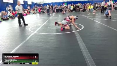 80 lbs Round 2 (8 Team) - Hudson Juarez, Ohio Gold 10k vs Walker Hall, Phoenix WC