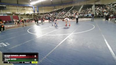 2A 126 lbs Champ. Round 1 - Ryder Esparza Jensen, Prosser vs Trace Hayes, Selah