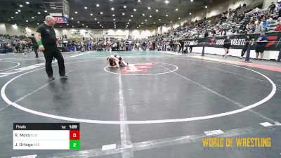 112 lbs Final - Rihanna Mora, FLIGHT Vallivue Wrestling vs Jasimen Ortega, Redwood Wrestling