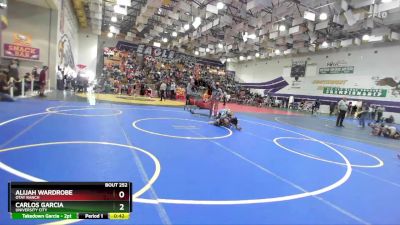 126 Boys Cons. Round 2 - Alijah Wardrobe, Otay Ranch vs Carlos Garcia, University City