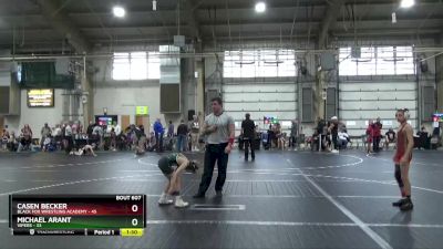 72 lbs Round 2 - Casen Becker, Black Fox Wrestling Academy vs Michael Arant, Vipers