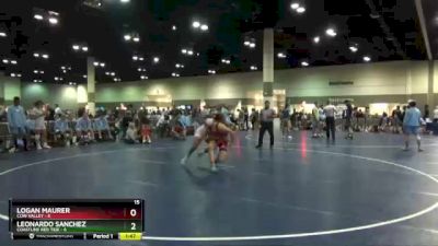 120 lbs Round 3 (6 Team) - Leonardo Sanchez, Coastline Red Tide vs Logan Maurer, Cow Valley