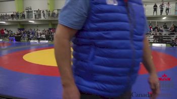 51kg Semifinal - Zakir Ibrahimkheil, The ROC vs Tristan Bogart, Edmonton WC
