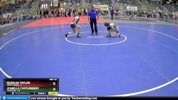 147 lbs Round 2 (4 Team) - Izabella Castleberry, Thurston vs Quinlan Taylor, Grant Union