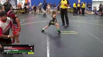 44 lbs Round 2 (8 Team) - Liam Gatt, Backyard Brawlers vs Kennedy Turner, ARES Red