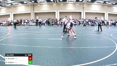 109 lbs Consi Of 16 #1 - Allyson Brunolli, Threshold WC vs Nylah Elaban, Ainapaa Wrestling Team