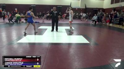 J-7 lbs Round 2 - Mitchell Murphy, Dubuque Wrestling Club vs Carson Doolittle, Sebolt Wrestling Academy