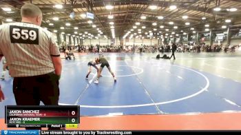 72 lbs Rd# 1 9:00am Friday - Jaxon Sanchez, California National Team vs Jaxon Kraemer, M2TC Red