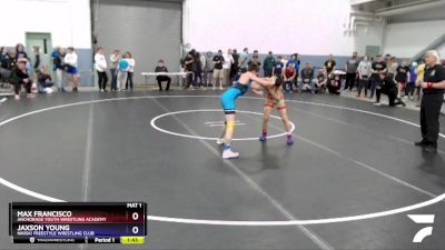 113 lbs Round 2 - Jaxson Young, Nikiski Freestyle Wrestling Club vs Max Francisco, Anchorage Youth Wrestling Academy