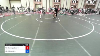 106 lbs Consi Of 4 - Weston Baumgartner, Md vs Davion Edmond, Pa