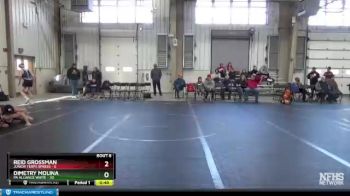 110 lbs Round 3 (6 Team) - Reid Grossman, Junior Terps Xpress vs Dimetry Molina, PA Alliance White