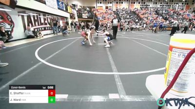 86 lbs Consolation - Eli Shaffer, R.A.W. vs Jackson Ward, HURRICANE WRESTLING ACADEMY