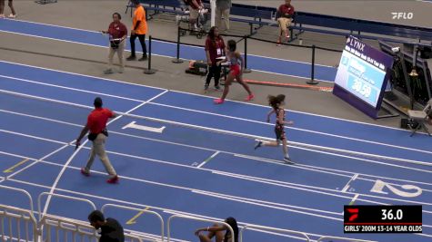 Youth Girls' 200m Usatf Club Competition , Finals 17 - Age 13-14