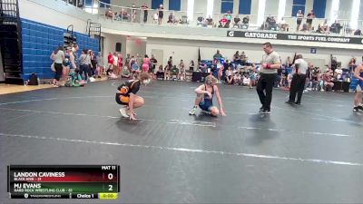 140 lbs Quarterfinal - Mj Evans, Hard Rock Wrestling Club vs Landon Caviness, Black Hive