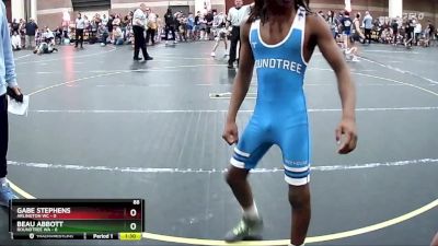 88 lbs Round 2 (4 Team) - Ariah Mills, Roundtree WA vs Gabe Nettleton, Arlington WC