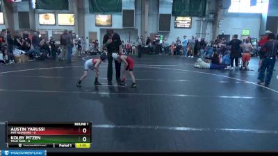 48 lbs Round 1 (6 Team) - Austin Yarussi, Mat Assassins vs Kolby Pitzen, Team Ohio